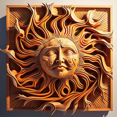 3D model st sun (STL)